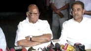 Maharashtra Government Formation: 'No Talks With Shiv Sena Yet, NCP to Sit in Opposition', Says Sharad Pawar After Meeting Sonia Gandhi