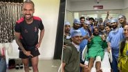 Shikhar Dhawan Livens Up Hospital He Visited After Injury, Hardik Pandya Thinks Otherwise (See Pics)