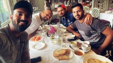 Shikhar Dhawan, KL Rahul, Manish Pandey and Shardul Thakur Enjoy Breakfast Together Ahead of India vs Bangladesh 1st T20I 2019 (See Photo)