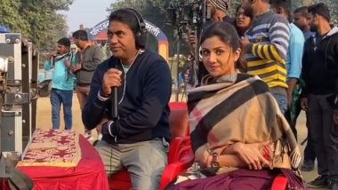 Nikamma: Shilpa Shetty and the Director Share Some ‘Cold Vibes’ on the Sets (Watch Video)