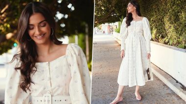 The Price of Sonam Kapoor’s White Midi Dress Can Fund Your Luxurious Trip to Bangkok (View Pics)