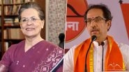 Maharashtra Government Formation: Congress to Support Shiv Sena After Uddhav Thackeray Dials Sonia Gandhi