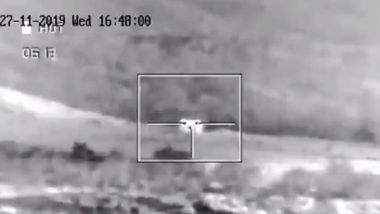 Spike Anti-Tank Guided Missile Strikes Target With Precision During Test-Fire in Madhya Pradesh's Mhow; Watch Video