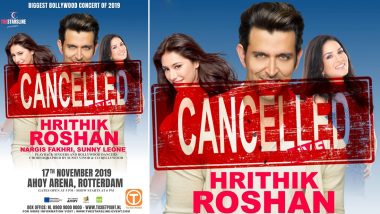 Sunny Leone, Hrithik Roshan's Bollywood Concert in Rotterdam Cancelled, Actress Asks Fans to Seek Refund!