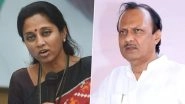 Supriya Sule's WhatsApp Status Confirms Split in NCP and Pawar Family After Ajit Pawar Supports BJP in Maharashtra Without Sharad Pawar's Consent