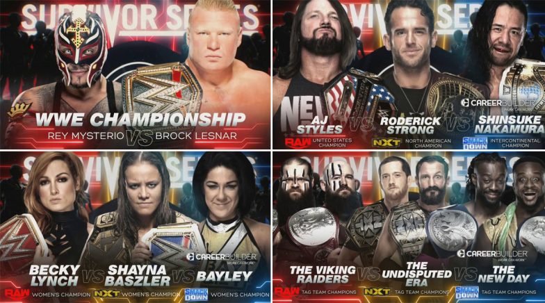 WWE Survivor Series 2019 Nov 24, 2019 Live Streaming, Preview & Match ...