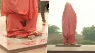 Swami Vivekananda Statue Vandalised at JNU, Miscreants Write 'Saffron Will Burn'