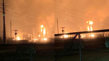 Texas Chemical Plant Explosion Sent Large Fireball into the Sky