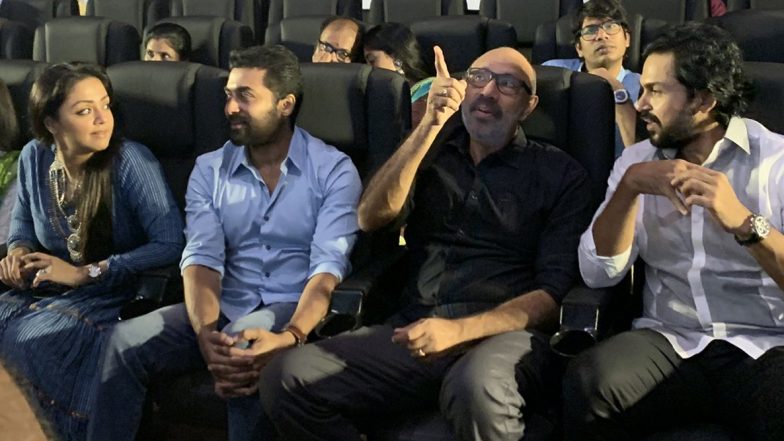 Thambi Audio Launch: Karthi, Jyotika, Suriya, Sathyaraj and Other Tamil Stars Gather To Celebrate The Grand Musical Event (View Pics)