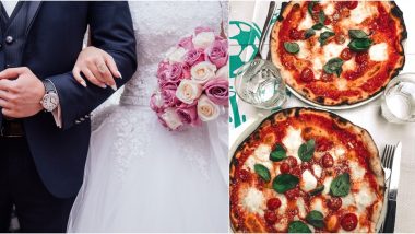 UK Couple Order Domino's Pizza and Chicken Strips for Wedding Meal As They 'Couldn't Decide on Food' (Watch Video)