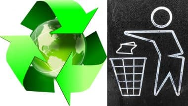 US National Recycling Day 2019: Date and Significance of The Day That Believes in Reduce, Reuse And Recycle!