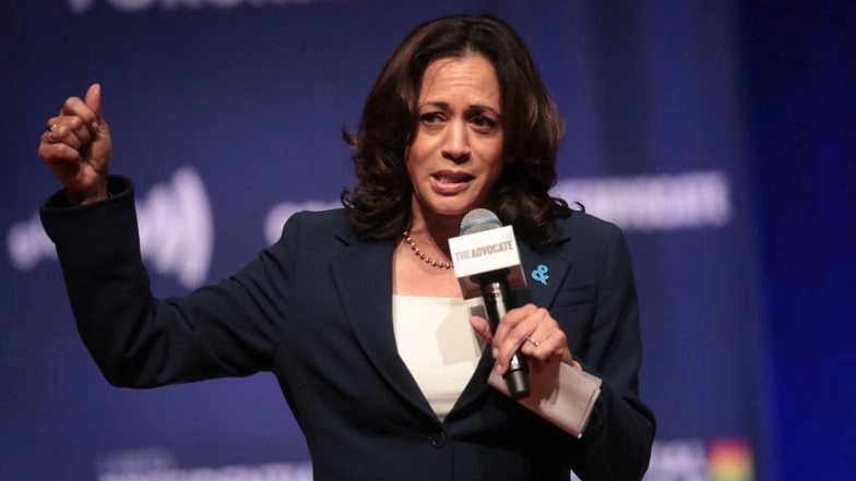 US Elections 2020: Republican National Convention Designed to Soothe Donald Trump's Ego, Says Kamala Harris
