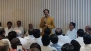 Uddhav Thackeray Declared Chief Ministerial Candidate of Shiv Sena-NCP-Congress&rsquo;s &lsquo;Maha Vikas Aghadi&rsquo;, Swearing-In on November 28