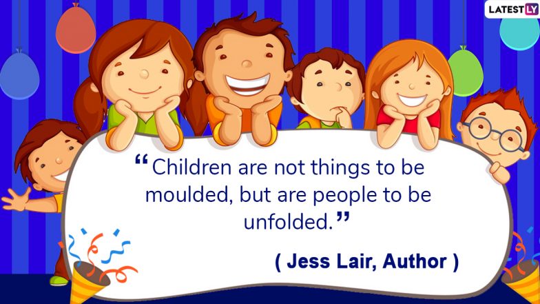 Universal Children's Day 2019 Quotes & Wishes: Inspirational and Heartwarming Sayings That Will Help Your Child in Learning and Growth