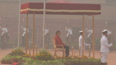 Angela Merkel Remains Seated During National Anthems of India and Germany at Rashtriya Bhawan, View Pic