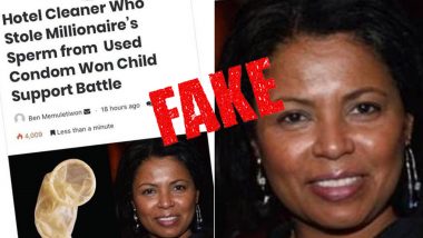 Fact Check: Did Hotel Cleaner Steal Sperm from Millionaire's Used Condom And Win Millions in Child Support Battle, Here's The Truth!