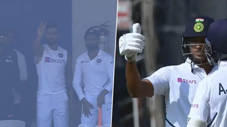 Mayank Agarwal Fulfills Virat Kohli’s Demand of 200 During IND vs BAN 1st Test Match, Becomes Second Fastest to Smash Two Double Centuries (Watch Video)