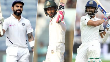 India vs Bangladesh 1st Test 2019: Virat Kohli, Mushfiqur Rahim, Ajinkya Rahane & Other Key Players to Watch Out For in Indore