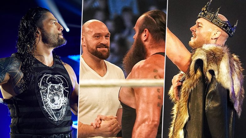 WWE SmackDown Nov 8, 2019 Results and Highlights: King Corbin Defeats Roman Reigns; Tyson Fury and Braun Strowman Form Tag Team (Watch Videos)