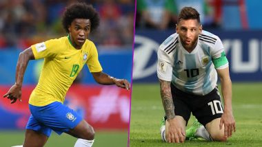 Brazil vs Argentina Friendly 2019 Match: Lionel Messi Gets Downplayed By Willian Ahead of BRA vs ARG Clash!