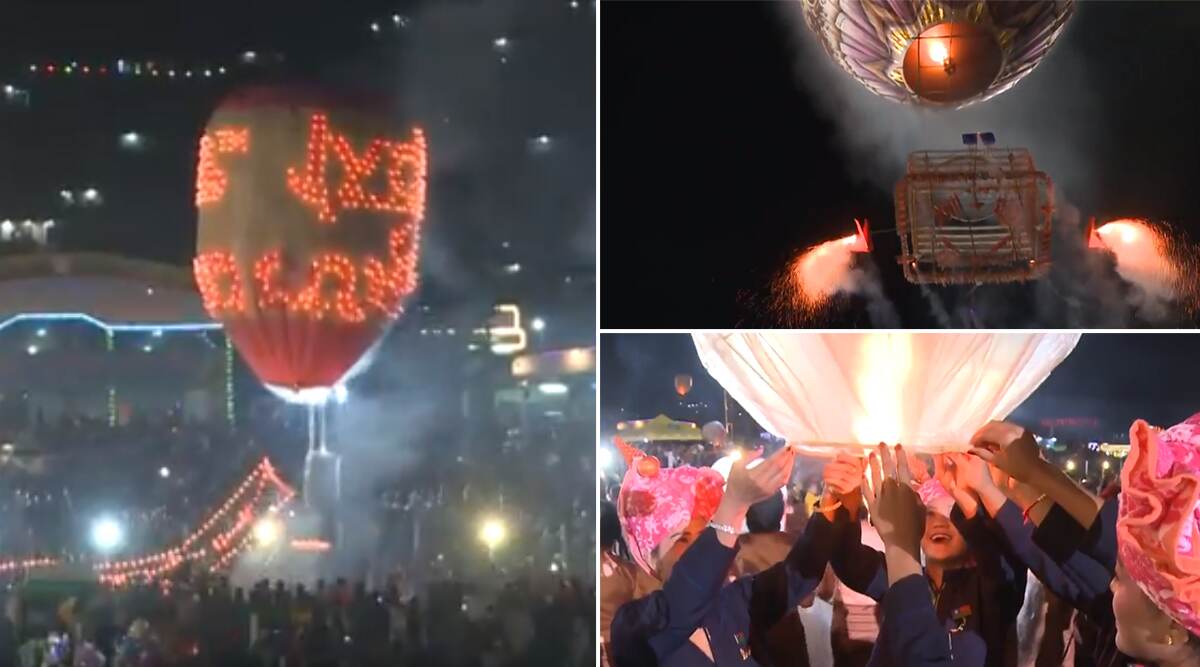 Breath-Taking View of Flames and Fireworks Take Over As Myanmar Fire Balloon Fest Opens (Watch Video) Breath-Taking View of Flames and Fireworks Take Over As Myanmar Fire Balloon Fest Opens (Watch Video)