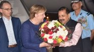 German Chancellor Angela Merkel Reaches India for Fifth Inter Governmental Consultations