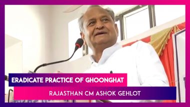 Women Can't Progress Till 'Ghoonghat' Exists: Ashok Gehlot, Rajasthan CM