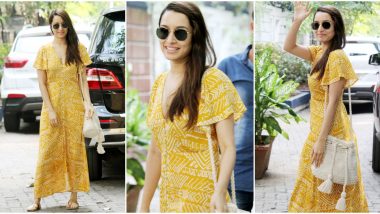 Shraddha Kapoor's Yellow Maxi Dress is a Must-Have in Your Summer Wardrobe (View Pics)