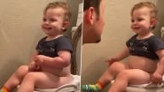 Potty-Training Toddler Defiantly Tells Dad, &lsquo;I Didn&rsquo;t Poop, I Peed,&rsquo; After Having Just Pooped, Hilarious Video Leaves the Internet in Splits