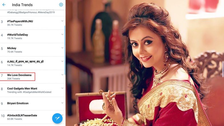 Bigg Boss 13: 'We Love Devoleena' Trends On Twitter, Is It Because Of Her Closeness To Sidharth Shukla?