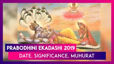 Prabodhini Ekadashi 2019: Date, Significance Muhurat, Puja Vidhi Related To Devotthan Ekadashi