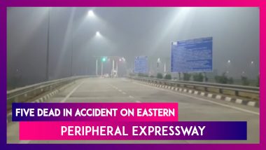 Five Die In Accident On Eastern Peripheral Expressway Near Greater Noida