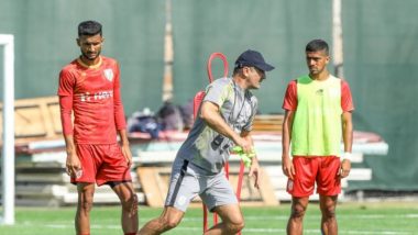 India vs Afghanistan, 2022 FIFA World Cup Qualifiers: Blue Tigers Sweat it Out Ahead Of The Fourth Match in Second Round (See Pics)