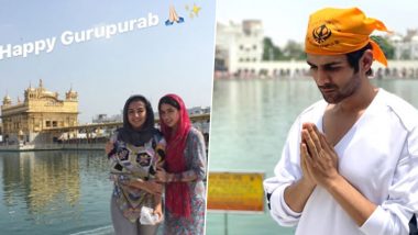 Sara Ali Khan and Kartik Aaryan Share Their Pics From Golden Temple On The Occasion of Gurpurab 2019