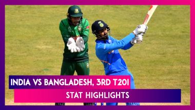 India vs Bangladesh Stat Highlights, 3rd T20I 2019: IND Win Series 2–1, Deepak Chahar Bags Hat-trick