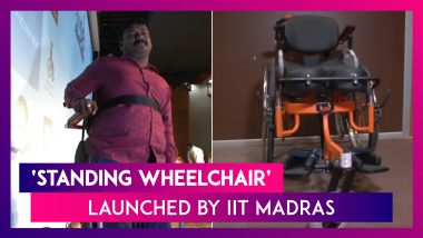 IIT Madras Launches India's First Indigenously Designed ‘Standing Wheelchair’