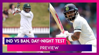 IND Vs BAN Day-Night Test 2019 Preview: India Aim For 12th Straight Home Series Win On D/N Debut