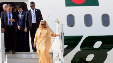 Sheikh Hasina Arrives in Kolkata for India vs Bangladesh, Pink Ball Test 2019