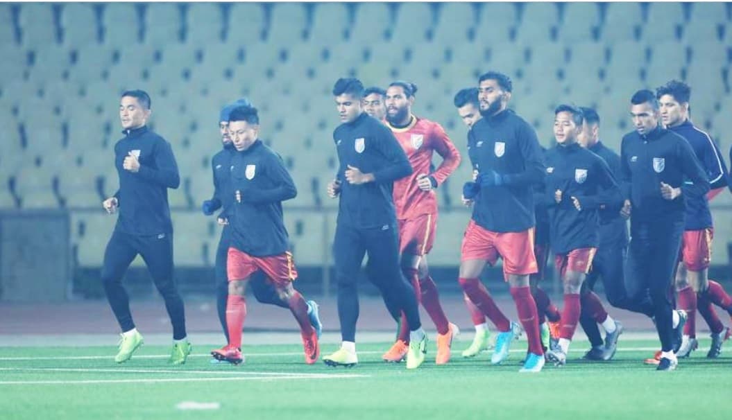 Indian Football Team Sweats it Out in Sub-Zero Temperature Ahead of IND VS AFG, 2022 World Cup Qualifiers (See Pics and Video) Indian Football Team Sweats it Out in Sub-Zero Temperature Ahead of IND VS AFG, 2022 World Cup Qualifiers (See Pics and Video)