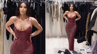 Kim Kardashian Is Disheartened As She Can’t Fit in Her Sparkly Versace Gown! Beauty Mogul Mourns While Sharing a Throwback Picture on Instagram