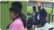 Sachin Tendulkar, Kapil Dev, Mithali Raj & Other Indian Cricketing Legends Take Lap of Honour at Eden Gardens in Kolkata (Watch Video)