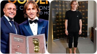 Luka Modric Wins 2019 Golden Foot Monaco Award, Real Madrid Midfielder Becomes The 17th Player to Get The Honour