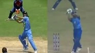 Shreyas Iyer Pulls off an MS Dhoni by Playing a Helicopter Shot During Mumbai vs Punjab, Syed Mushtaq Ali Trophy 2019-20 (Watch Video)