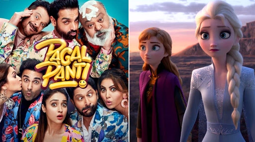 Frozen 2 is going great guns at the box office while Pagalpanti is slowing down already, it seems