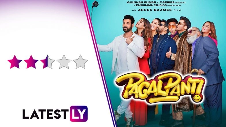 Pagalpanti Movie Review: John Abraham, Anil Kapoor, Arshad Warsi’s Comedy Film Is Funny in Small Doses, but Loses Itself to Poor Writing and Cheap Patriotism