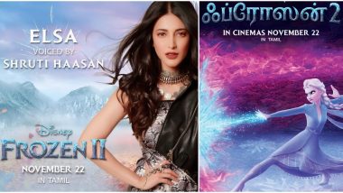 Disney’s Frozen 2: Shruti Haasan to Voice and Sing for Elsa in the Tamil Version (View Pics)
