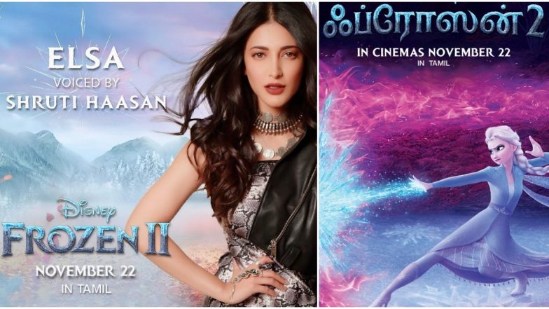 Disney&rsquo;s Frozen 2: Shruti Haasan to Voice and Sing for Elsa in the Tamil Version (View Pics)