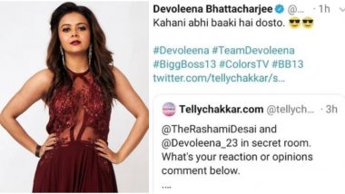 Bigg Boss 13: Is Devoleena Bhattacharjee in Secret Room? Her Tweet Post-Eviction Hints So!