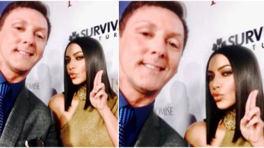 Hollywood Star Kim Kardashian Gave British TV Personality Sean Borg a Red Carpet Selfie Lesson