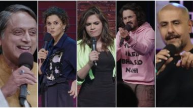 One Mic Stand Review: From Taapsee Pannu to Shashi Tharoor, Ranking All the Celeb Standup Acts in the Amazon Prime Series From Worst to Best